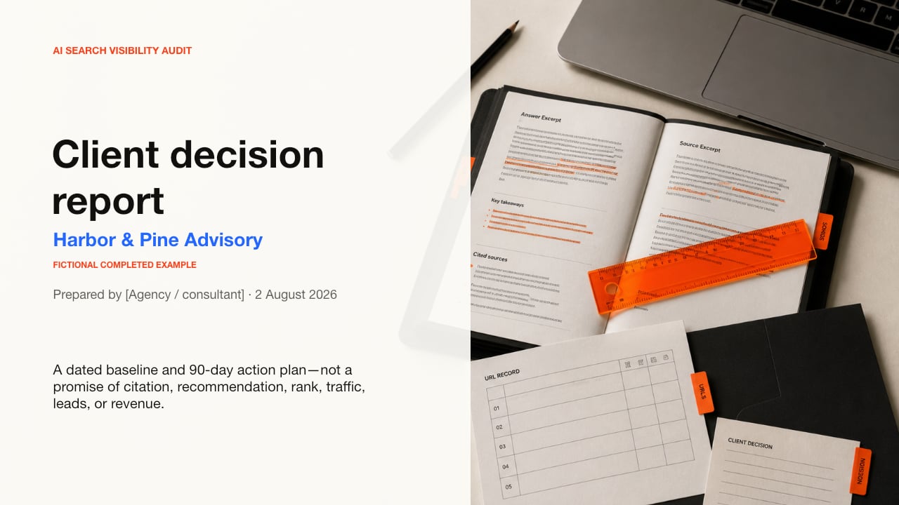 The final client decision report those records assemble into